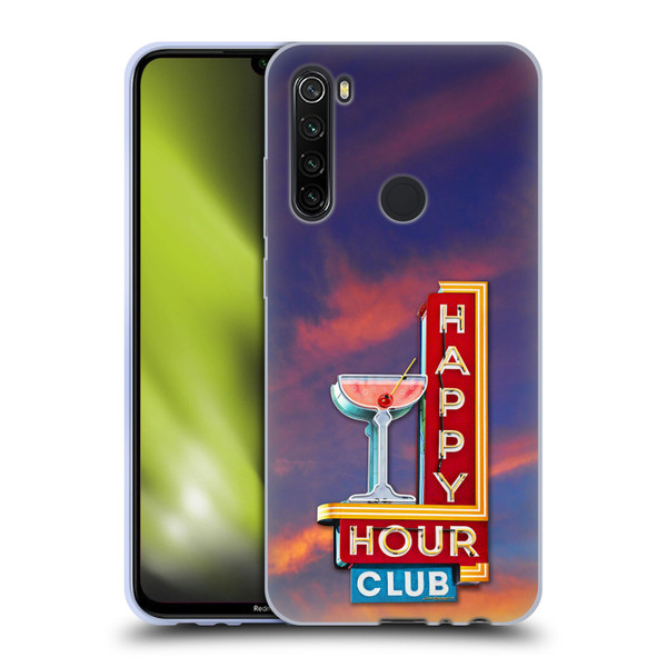 Larry Grossman Retro Collection Happy Hour Club Soft Gel Case for Xiaomi Redmi Note 8T