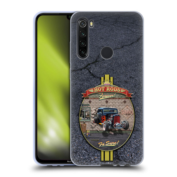 Larry Grossman Retro Collection Hot Rods Forever Soft Gel Case for Xiaomi Redmi Note 8T