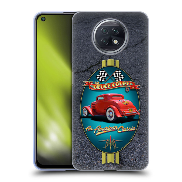 Larry Grossman Retro Collection Deuce Coupe Classic Soft Gel Case for Xiaomi Redmi Note 9T 5G