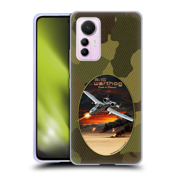 Larry Grossman Retro Collection A-10 Warthog Soft Gel Case for Xiaomi 12 Lite
