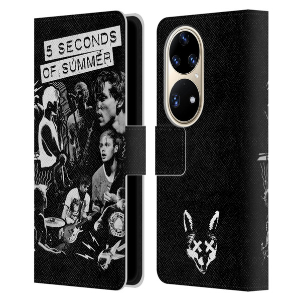 5 Seconds of Summer Posters Punkzine Leather Book Wallet Case Cover For Huawei P50 Pro