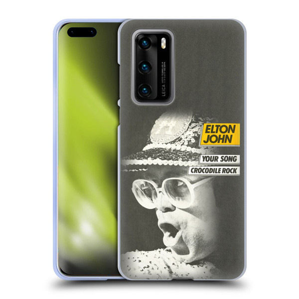 Elton John Artwork Your Song Single Soft Gel Case for Huawei P40 5G