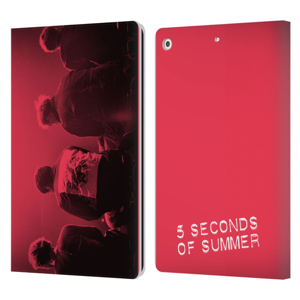 5 Seconds of Summer Posters Colour Washed Leather Book Wallet Case Cover For Apple iPad 10.2 2019/2020/2021