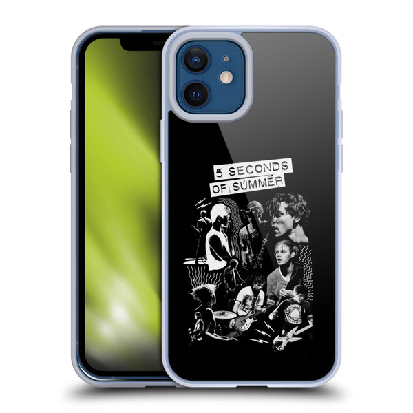 5 Seconds of Summer Posters Punkzine Soft Gel Case for Apple iPhone 12 / iPhone 12 Pro