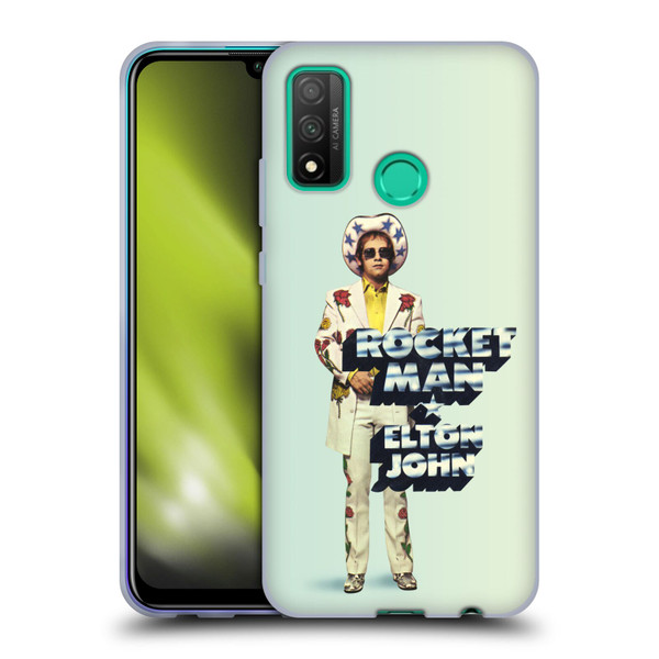 Elton John Artwork Rocket Man Single Soft Gel Case for Huawei P Smart (2020)