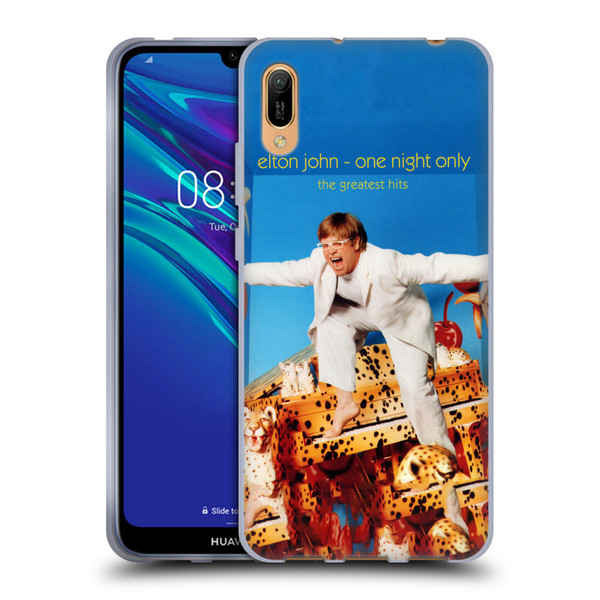 Elton John Artwork One Night Only Album Soft Gel Case for Huawei Y6 Pro (2019)