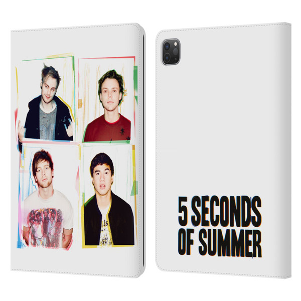 5 Seconds of Summer Posters Polaroid Leather Book Wallet Case Cover For Apple iPad Pro 11 2020 / 2021 / 2022
