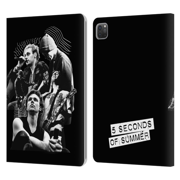 5 Seconds of Summer Posters Punkzine 2 Leather Book Wallet Case Cover For Apple iPad Pro 11 2020 / 2021 / 2022