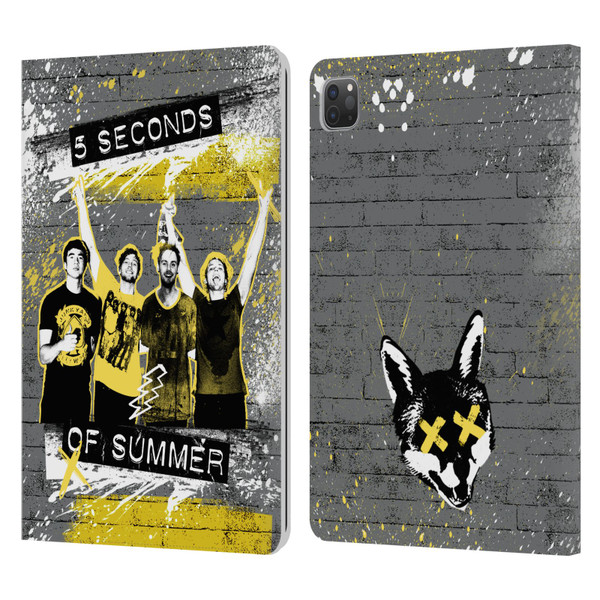 5 Seconds of Summer Posters Splatter Leather Book Wallet Case Cover For Apple iPad Pro 11 2020 / 2021 / 2022