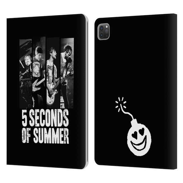 5 Seconds of Summer Posters Strips Leather Book Wallet Case Cover For Apple iPad Pro 11 2020 / 2021 / 2022