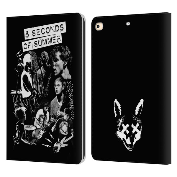 5 Seconds of Summer Posters Punkzine Leather Book Wallet Case Cover For Apple iPad 9.7 2017 / iPad 9.7 2018