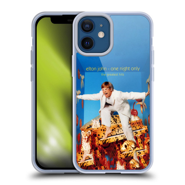 Elton John Artwork One Night Only Album Soft Gel Case for Apple iPhone 12 Mini & MagSafe
