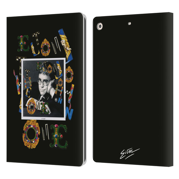 Elton John Artwork The One Single Leather Book Wallet Case Cover For Apple iPad 10.2 2019/2020/2021