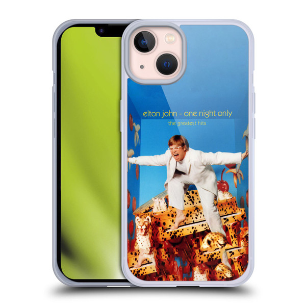 Elton John Artwork One Night Only Album Soft Gel Case for Apple iPhone 13