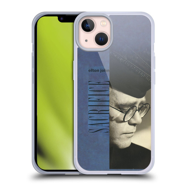 Elton John Artwork Sacrifice Single Soft Gel Case for Apple iPhone 13