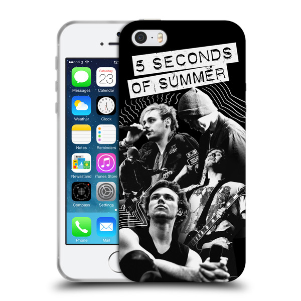 5 Seconds of Summer Posters Punkzine 2 Soft Gel Case for Apple iPhone 5 / 5s / iPhone SE 2016
