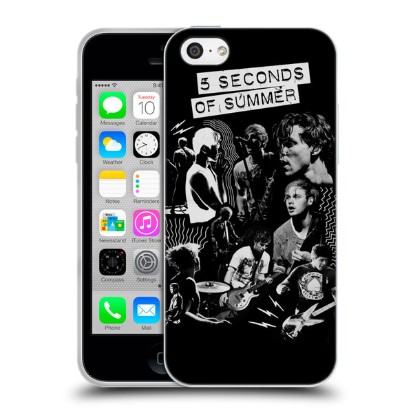 5 Seconds of Summer Posters Punkzine Soft Gel Case for Apple iPhone 5c