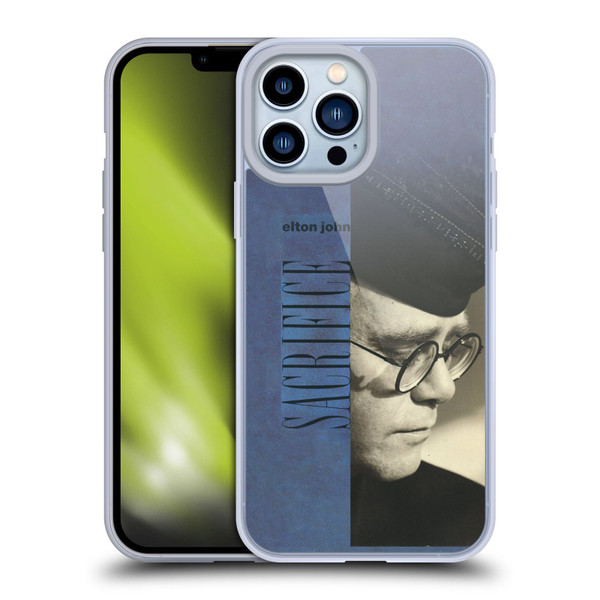 Elton John Artwork Sacrifice Single Soft Gel Case for Apple iPhone 13 Pro Max