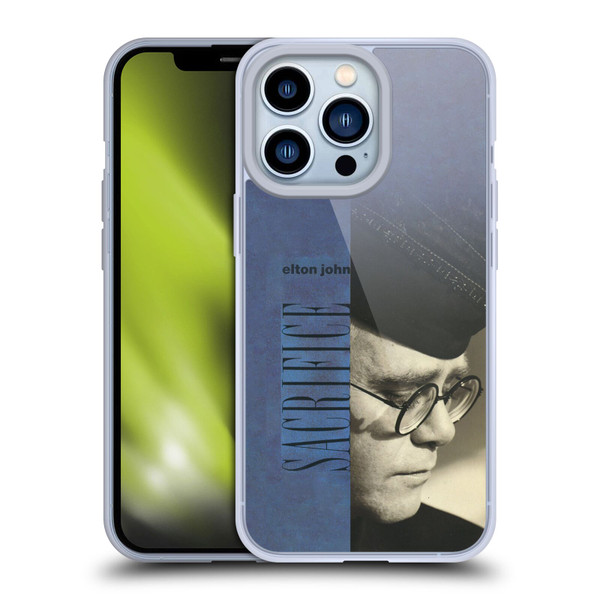 Elton John Artwork Sacrifice Single Soft Gel Case for Apple iPhone 13 Pro