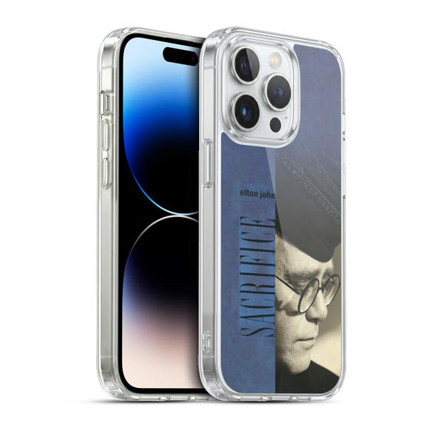 Elton John Artwork Sacrifice Single Soft Gel Case for Apple iPhone 13 Pro & MagSafe