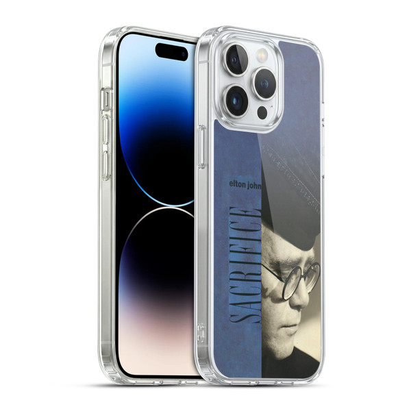 Elton John Artwork Sacrifice Single Soft Gel Case for Apple iPhone 14 Pro Max & MagSafe