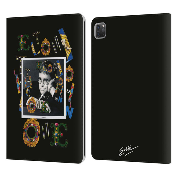 Elton John Artwork The One Single Leather Book Wallet Case Cover For Apple iPad Pro 11 2020 / 2021 / 2022