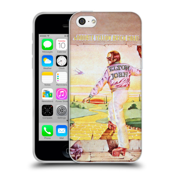 Elton John Artwork GBYR Album Soft Gel Case for Apple iPhone 5c