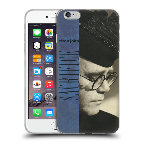 Elton John Artwork Sacrifice Single Soft Gel Case for Apple iPhone 6 Plus / iPhone 6s Plus