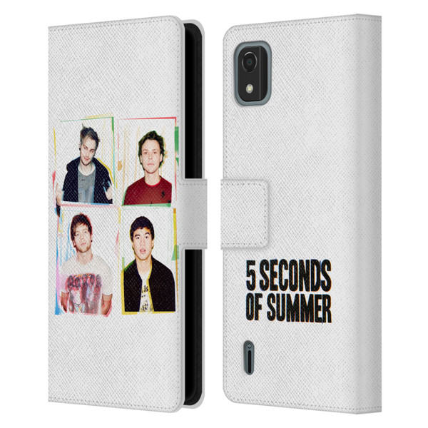 5 Seconds of Summer Posters Polaroid Leather Book Wallet Case Cover For Nokia C2 2nd Edition