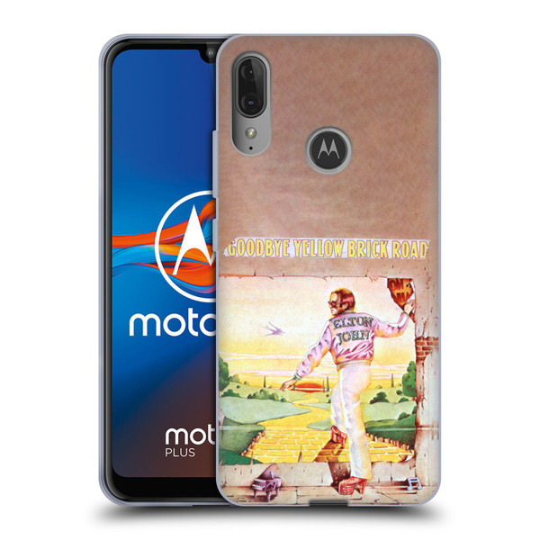 Elton John Artwork GBYR Album Soft Gel Case for Motorola Moto E6 Plus