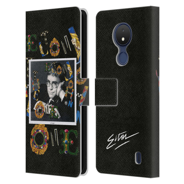 Elton John Artwork The One Single Leather Book Wallet Case Cover For Nokia C21