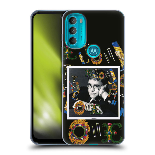 Elton John Artwork The One Single Soft Gel Case for Motorola Moto G71 5G