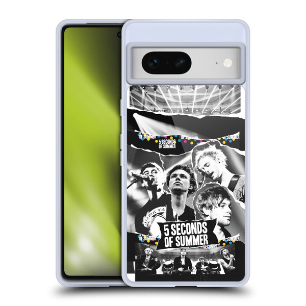 5 Seconds of Summer Posters Torn Papers 1 Soft Gel Case for Google Pixel 7