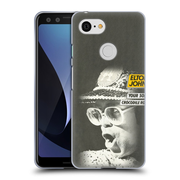 Elton John Artwork Your Song Single Soft Gel Case for Google Pixel 3