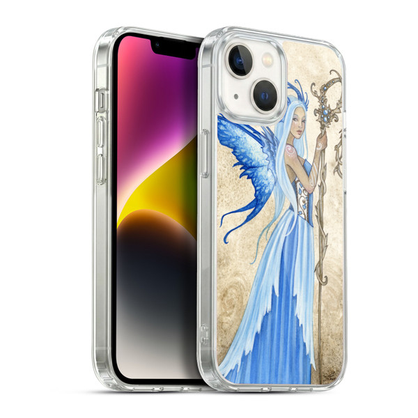 Amy Brown Elemental Series Blue Goddess Soft Gel Case for Apple iPhone 14