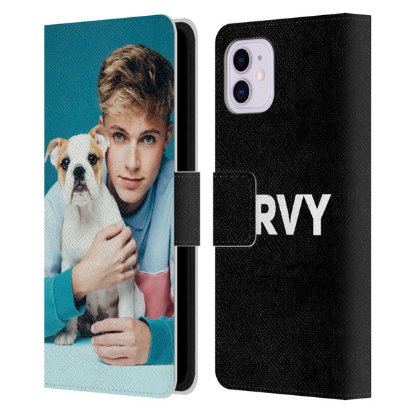 HRVY Graphics Calendar 10 Leather Book Wallet Case Cover For Apple iPhone 11
