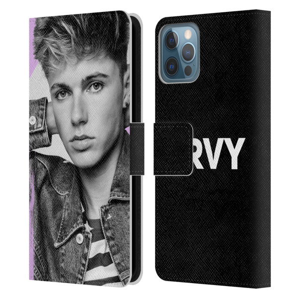 HRVY Graphics Calendar 12 Leather Book Wallet Case Cover For Apple iPhone 12 / iPhone 12 Pro