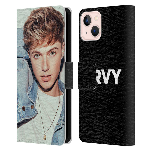 HRVY Graphics Calendar 4 Leather Book Wallet Case Cover For Apple iPhone 13