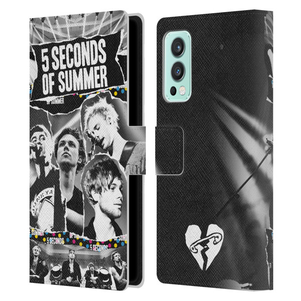 5 Seconds of Summer Posters Torn Papers 1 Leather Book Wallet Case Cover For OnePlus Nord 2 5G