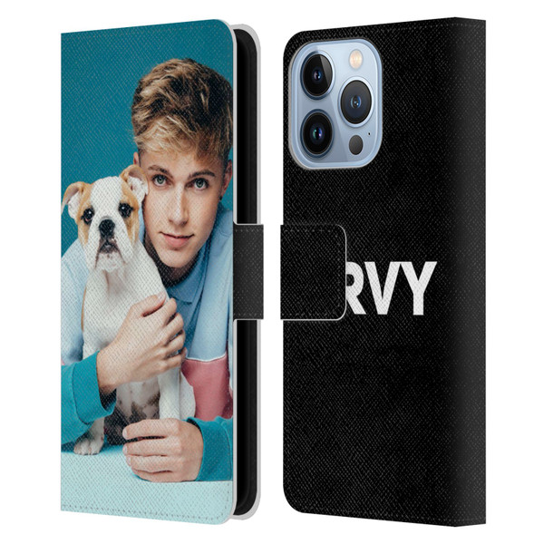 HRVY Graphics Calendar 10 Leather Book Wallet Case Cover For Apple iPhone 13 Pro