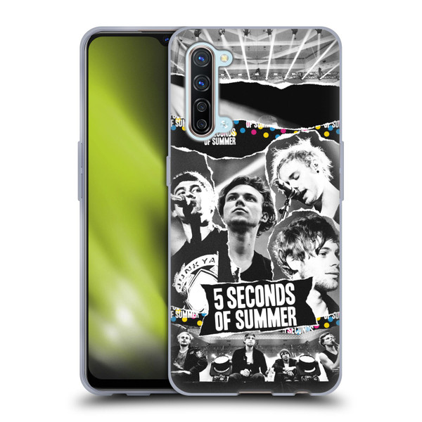 5 Seconds of Summer Posters Torn Papers 1 Soft Gel Case for OPPO Find X2 Lite 5G