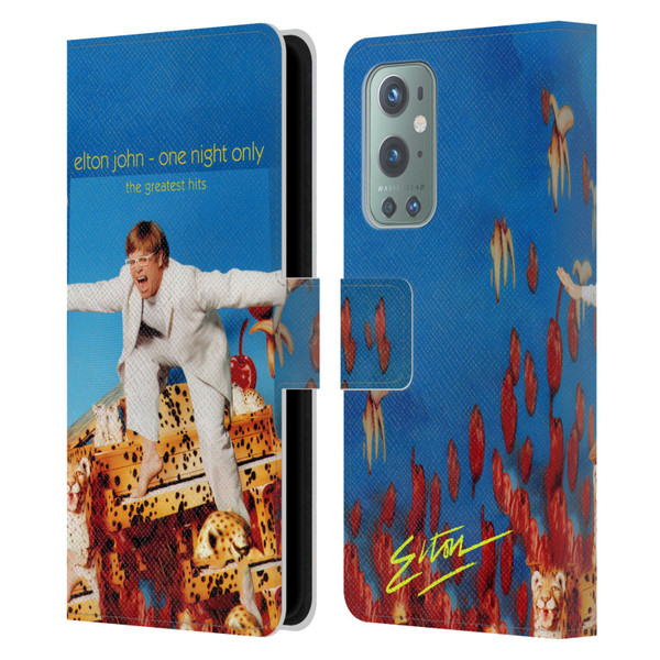 Elton John Artwork One Night Only Album Leather Book Wallet Case Cover For OnePlus 9