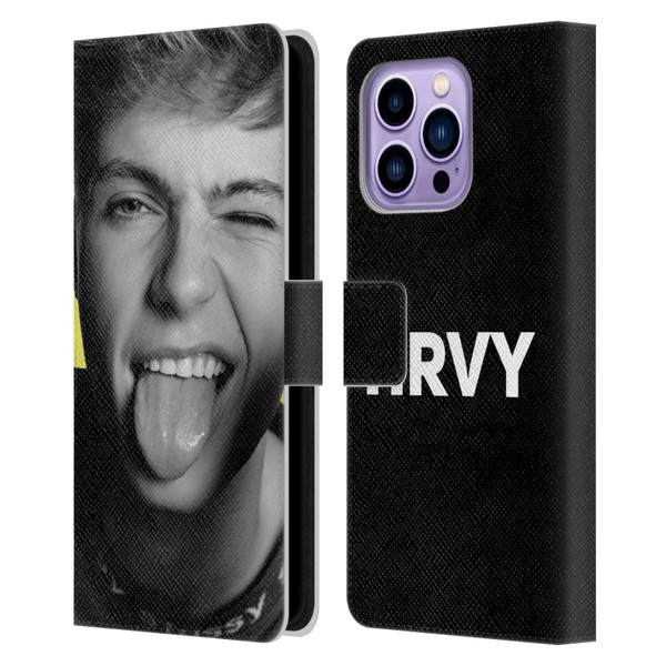 HRVY Graphics Calendar 5 Leather Book Wallet Case Cover For Apple iPhone 14 Pro Max