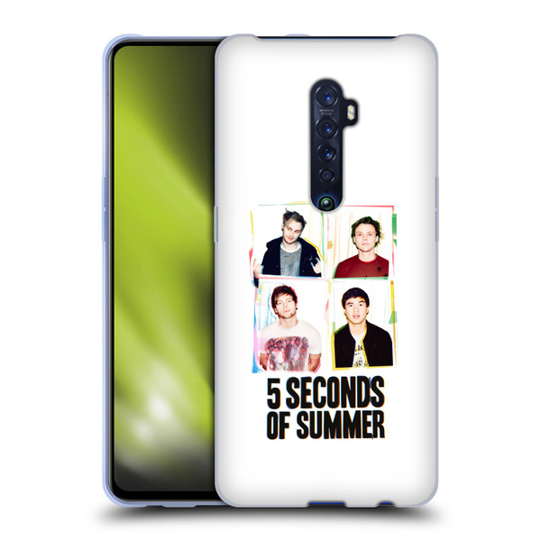 5 Seconds of Summer Posters Polaroid Soft Gel Case for OPPO Reno 2