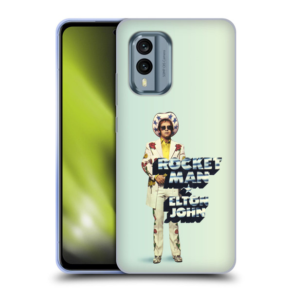 Elton John Artwork Rocket Man Single Soft Gel Case for Nokia X30