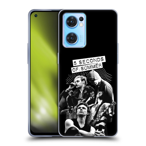 5 Seconds of Summer Posters Punkzine 2 Soft Gel Case for OPPO Reno7 5G / Find X5 Lite