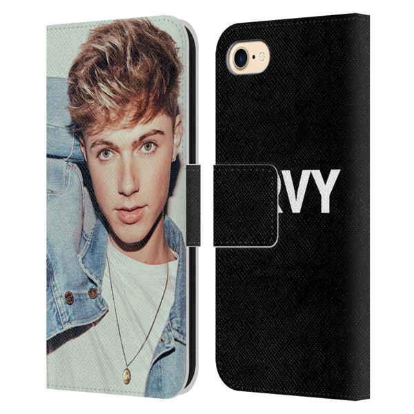 HRVY Graphics Calendar 4 Leather Book Wallet Case Cover For Apple iPhone 7 / 8 / SE 2020 & 2022