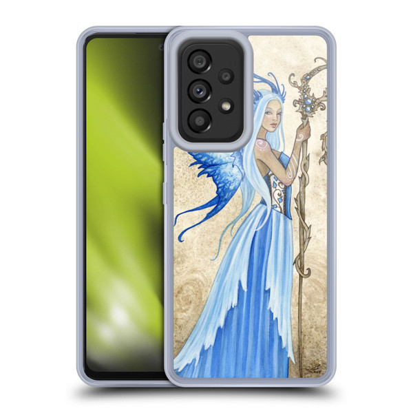 Amy Brown Elemental Fairies Blue Goddess Soft Gel Case for Samsung Galaxy A53 5G (2022)