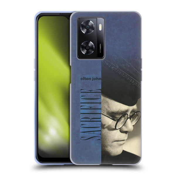 Elton John Artwork Sacrifice Single Soft Gel Case for OPPO A57s