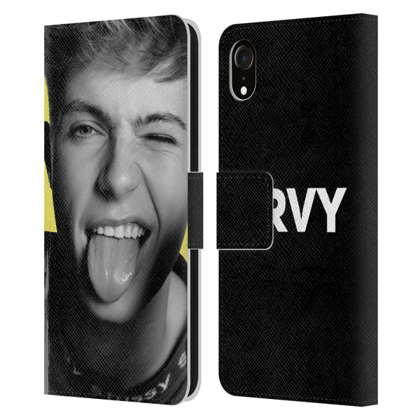 HRVY Graphics Calendar 5 Leather Book Wallet Case Cover For Apple iPhone XR